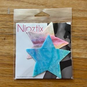 Tie dye velvet star pasties